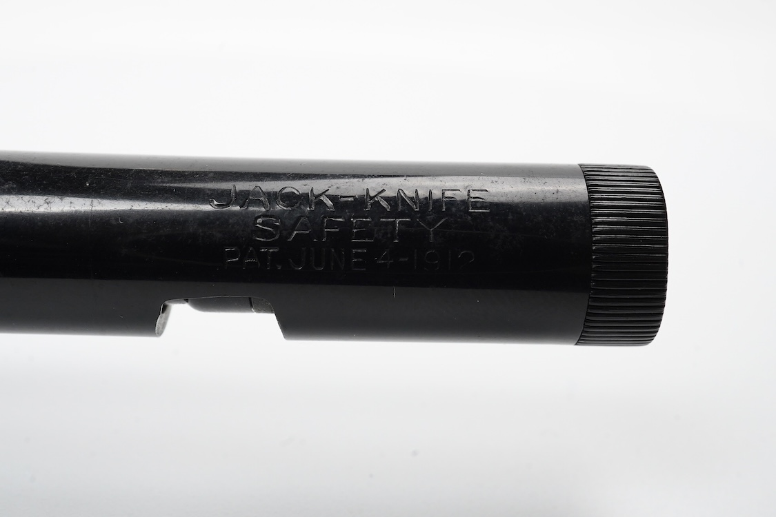 A rare Parker Lucky curve Jacknife safety 'cutaway' demonstrator (no nib or feed which is correct)